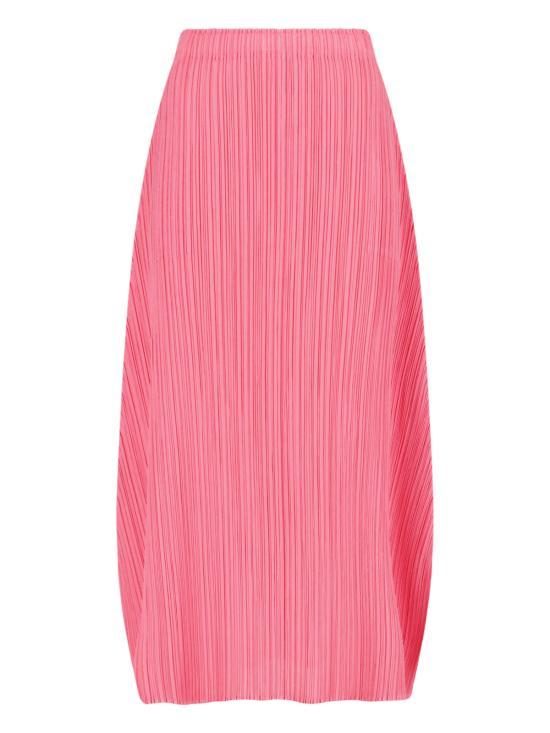 PLEATS PLEASE Pink Pleated Midi Skirt