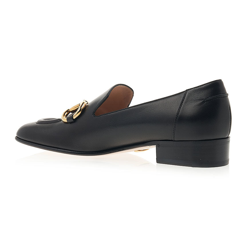 GUCCI Women's Horsebit Leather Loafers 700064 C9D00 1000