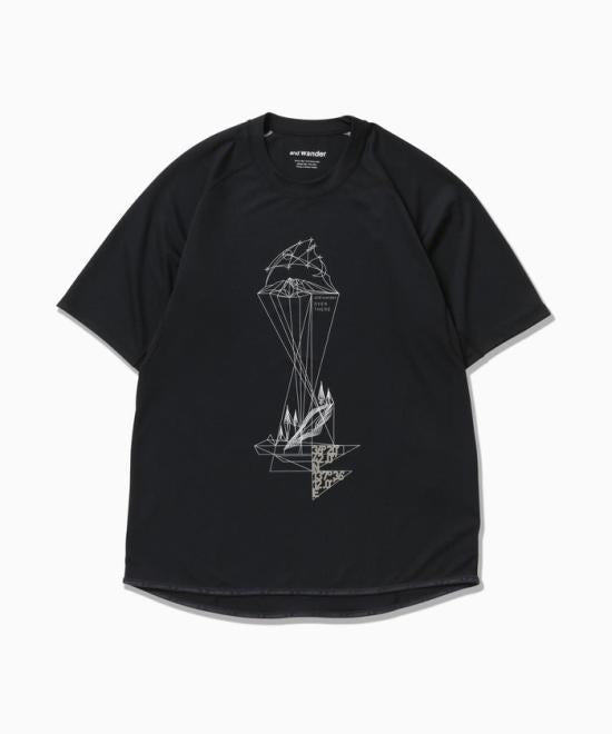 and wander Training T-Shirt Women’s 5746164034010 BLACK DOM