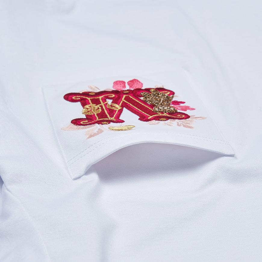 Max Mara Women’s Embroidered Pocket Jersey T-Shirt 004