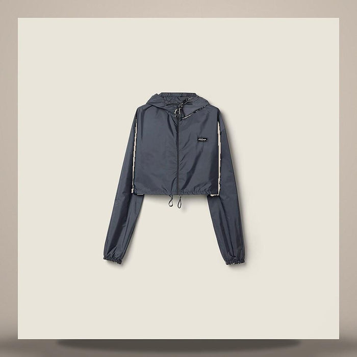 Miu Miu Technical Fabric Windbreaker Jacket ML1597 148U F063H