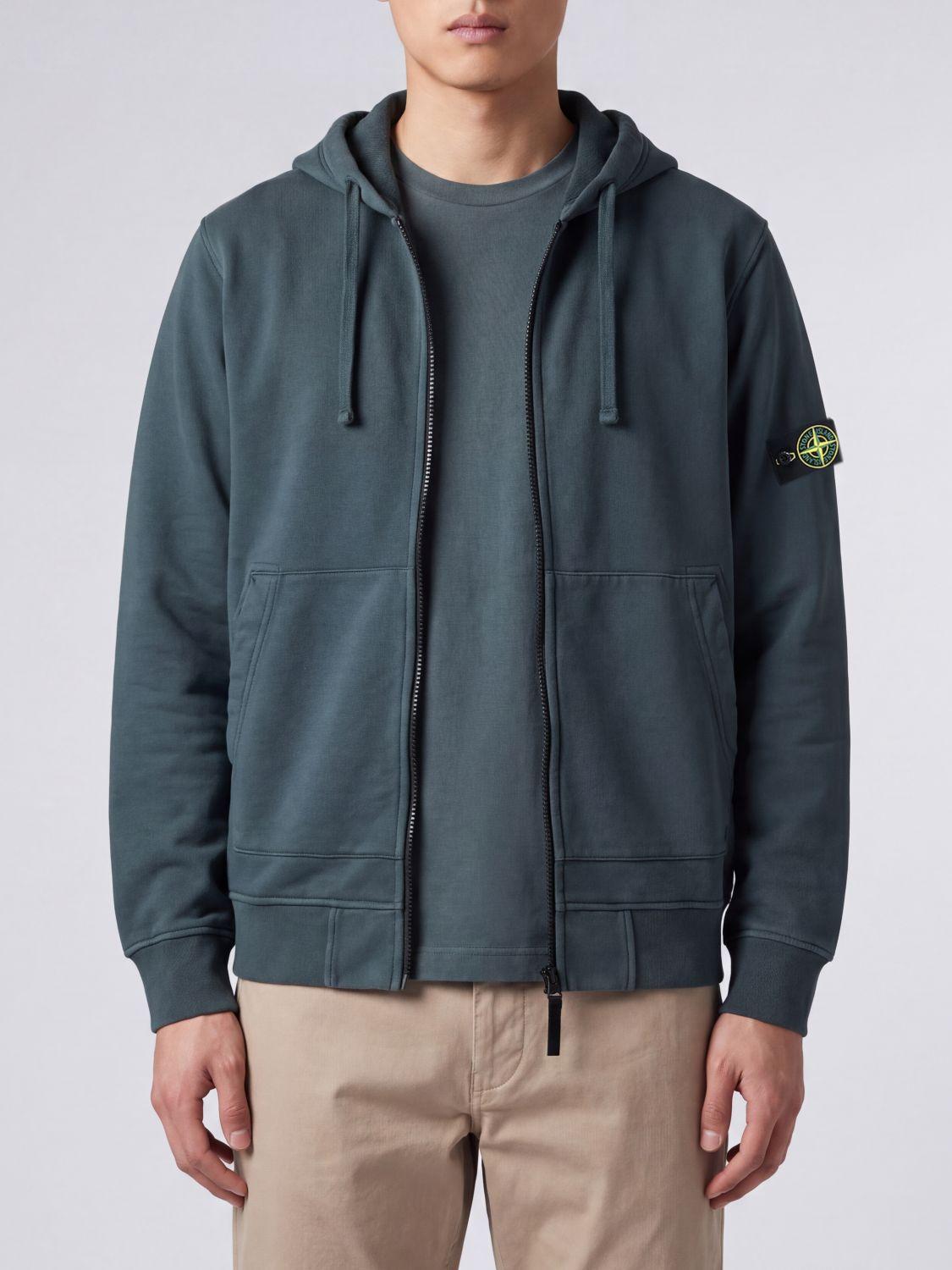 STONE ISLAND Zip-Up Bomber Jacket