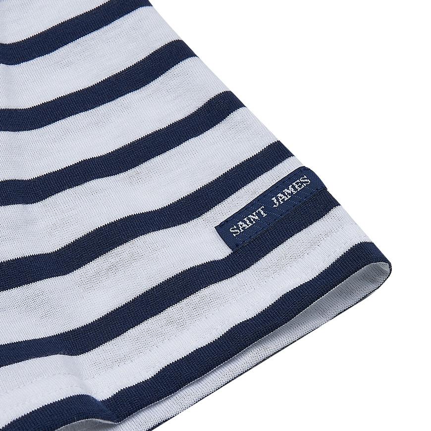Saint James Unisex Levant T-Shirt 9863 88 NEIGE MARINE