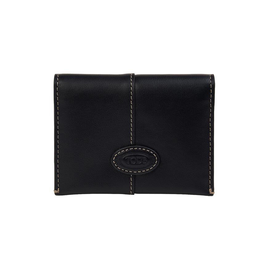 Tods Men’s Leather Card Holder Black XAMDBSF7100 UPP B999