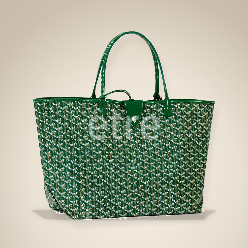 GOYARD Saint Louis GM Green Tote Bag for Women