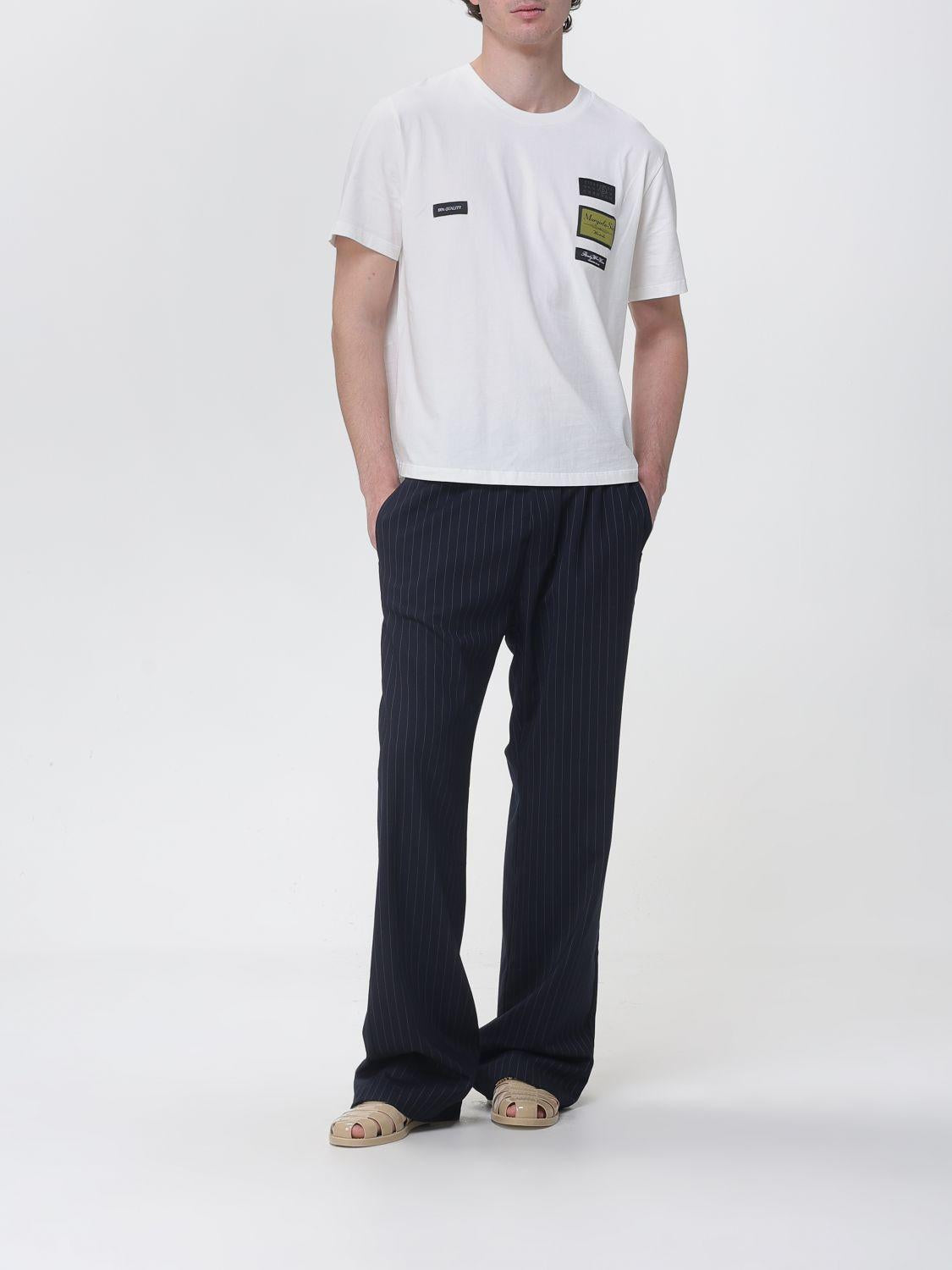 Maison Margiela Short Sleeve Cotton T-Shirt White Men