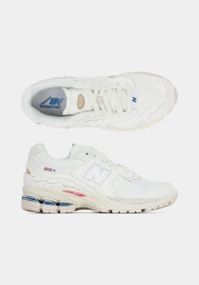 New Balance White 2002R Protection Pack Low-Top Sneakers