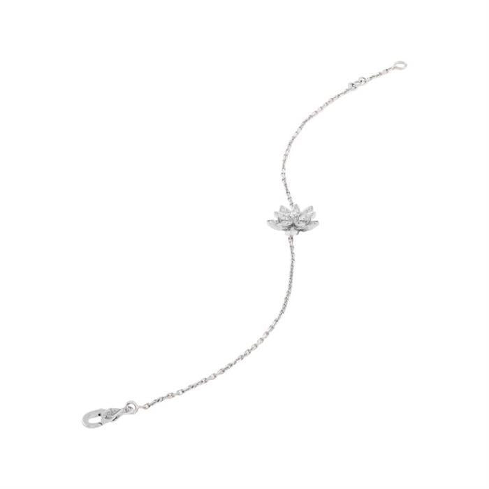 Van Cleef & Arpels Mini Cutout Lotus Bracelet VCARP1AB00