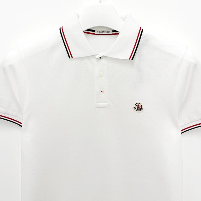 Moncler Logo Trim Polo Short Sleeve T-Shirt 3-Color