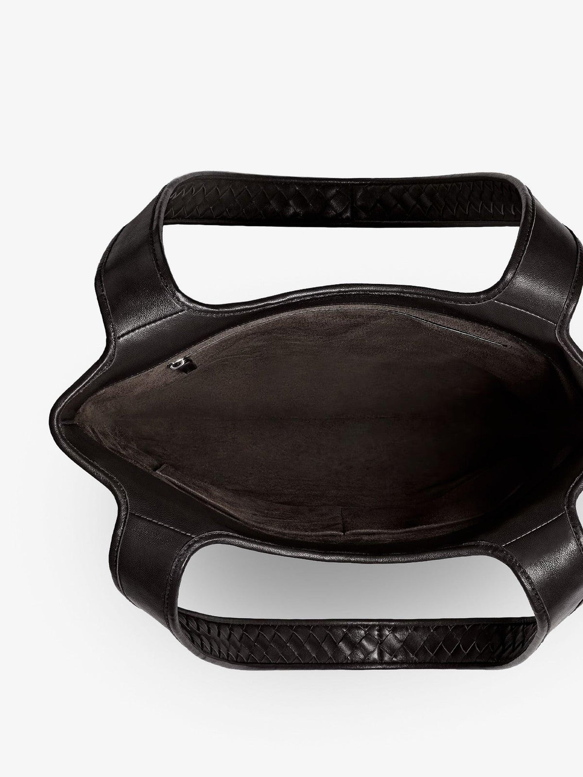 Bottega Veneta Black Leather Shoulder Tote Bag