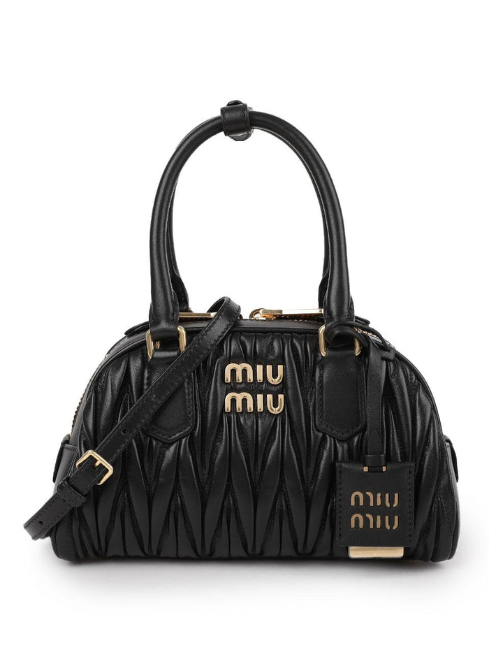 Miu Miu Arcadie Matelasse Tote Bag