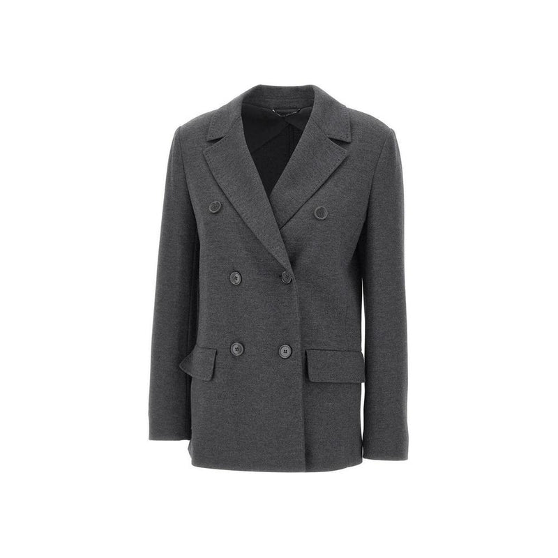 Max Mara GIUDITTA Wool Jacket Gray 2529916013 001