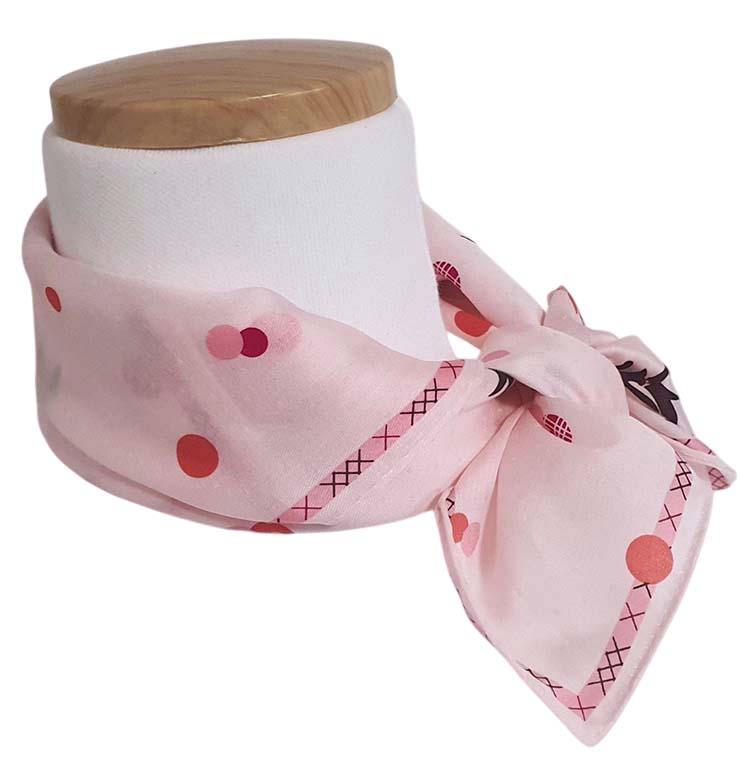 BURBERRY Dachshund Polka Dot Vintage Petite Scarves Set Unisex