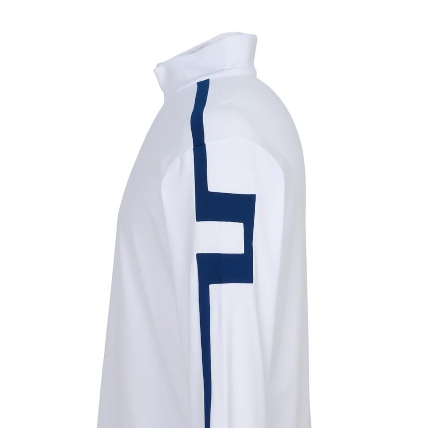 J LINDEBERG Men’s Golf Fleece Half-Zip Long Sleeve T-Shirt