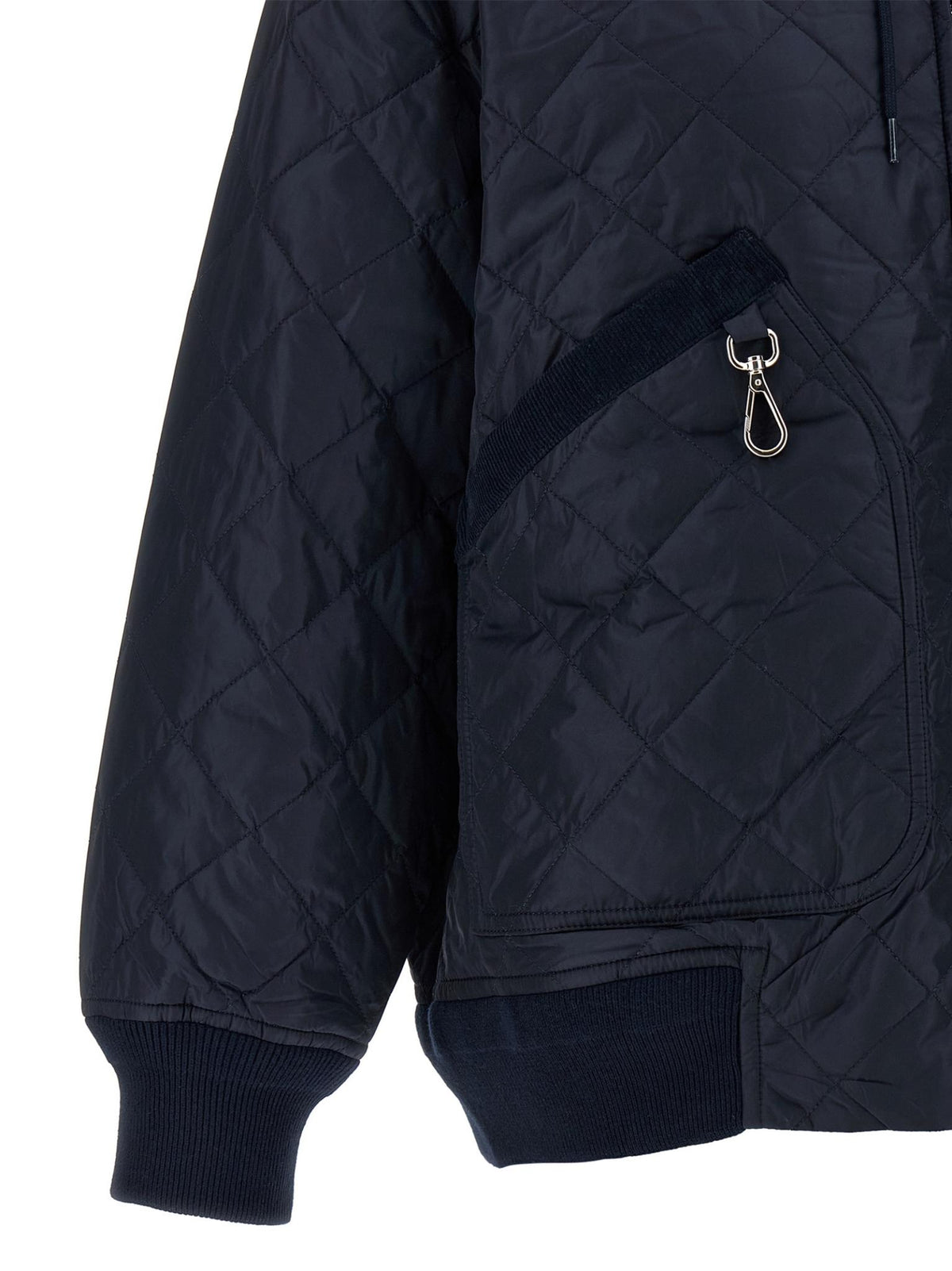 PRADA Black Nylon Down Puffer Jacket for Women