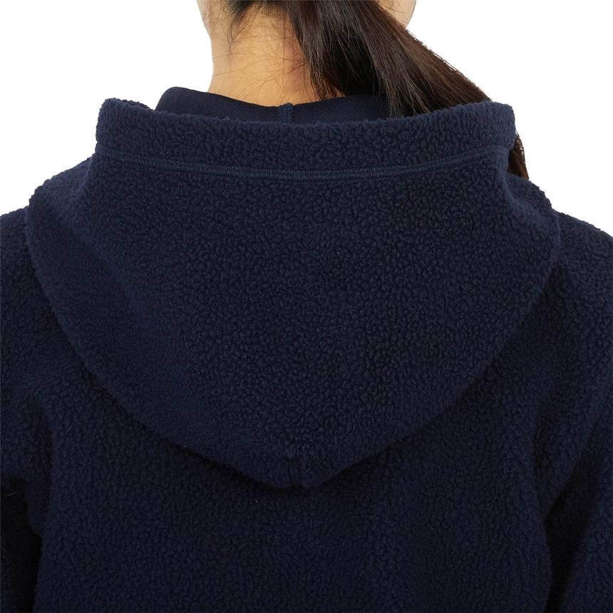 SPORTY&RICH Women’s Navy Hooded Sweatshirt