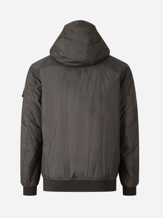 STONE ISLAND Crinkle Reps Anti-Drop Wind-Resistant Padded Jacket Navy