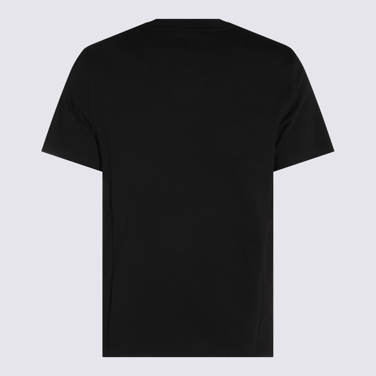 Moncler Black Cotton Short Sleeve T-Shirt Men