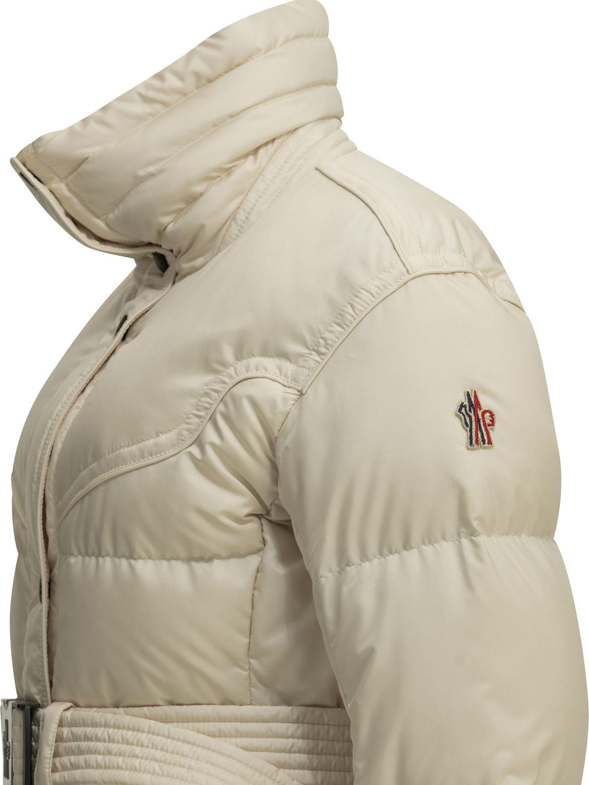 Moncler White Down Puffer Jacket for Women
