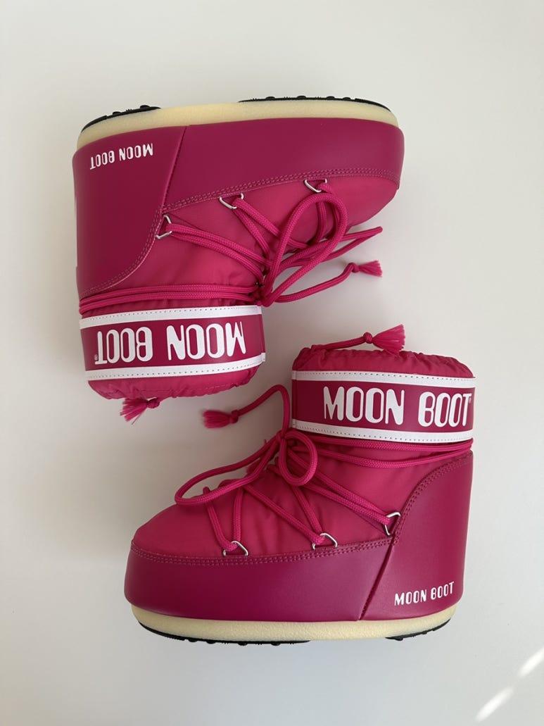 MOON BOOT Icon Low Snow Boots Bougainvillea Women’s Winter Boots