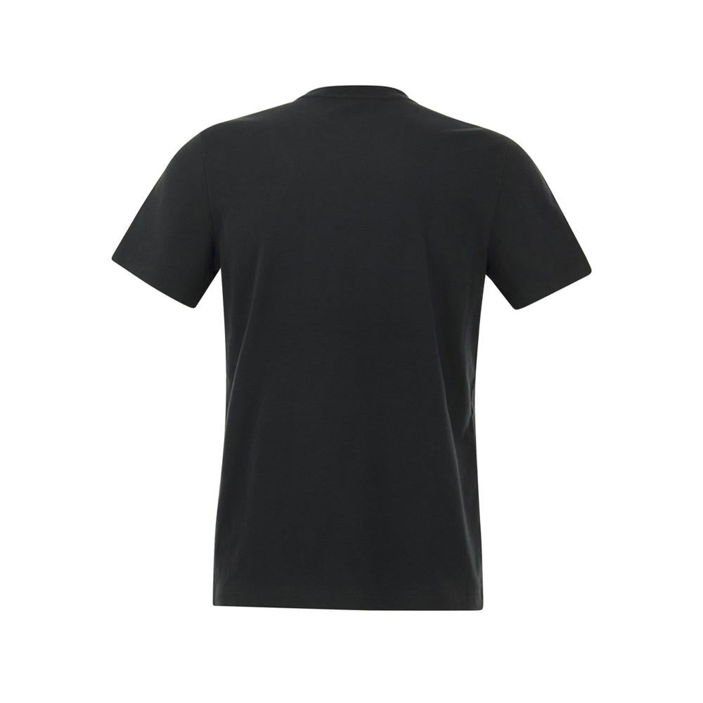 Moncler Logo Patch T-Shirt Black Men’s Cotton Top 8C00036 8390T 999