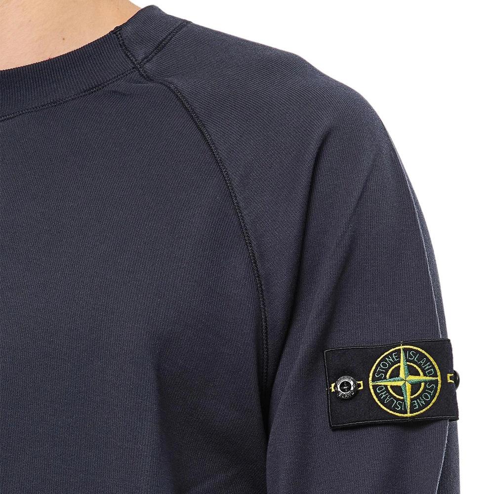 STONE ISLAND Cotton Fleece Crewneck Sweatshirt for Men