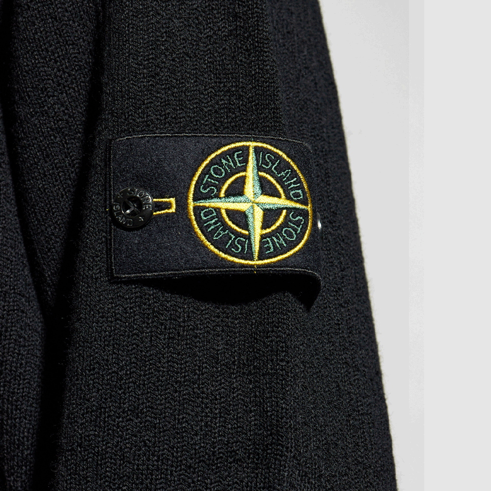 STONE ISLAND Men’s Effect Knit Crewneck Sweater 8115538A7 V0029