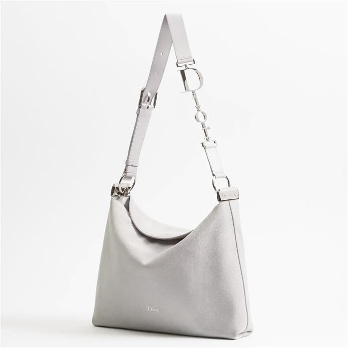 DIOR Diorling Medium Shoulder Bag Black Leather