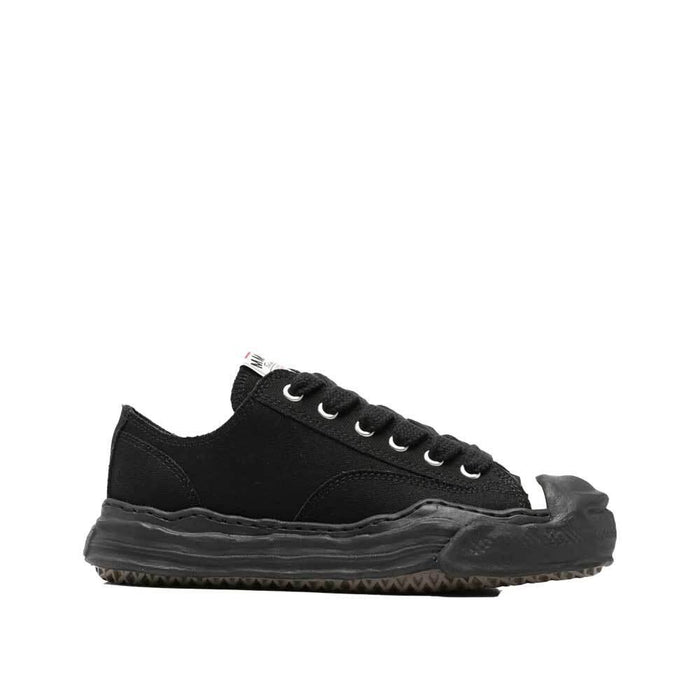 Maison Mihara Yasuhiro Black Canvas OG Sole Low-Top Sneakers
