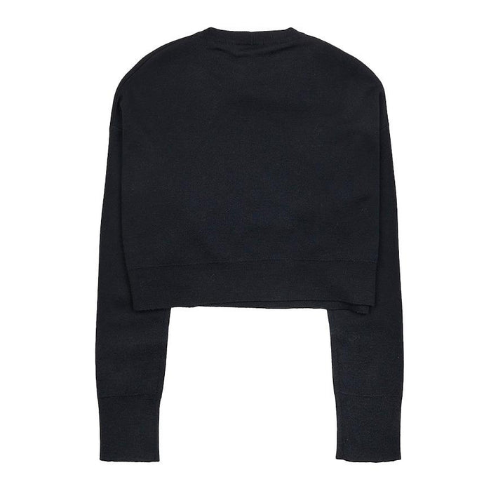 Max Mara Women’s Virgin Wool Crewneck Sweater Black