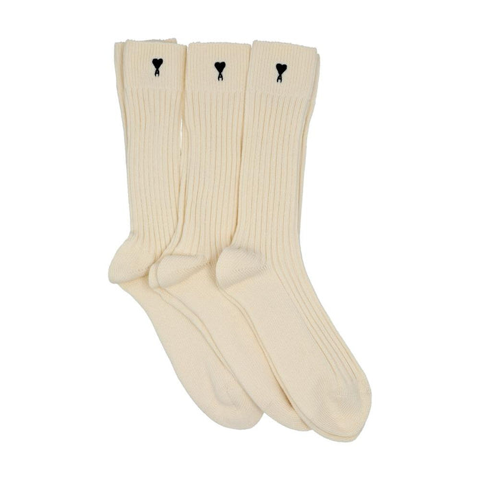 AMI Unisex Cotton Crew Socks USC611 AK0007 150