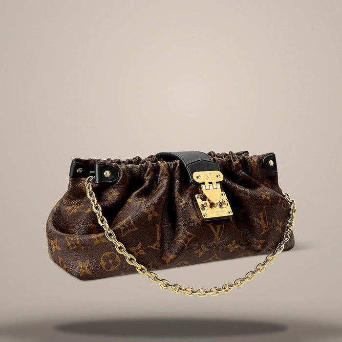 Louis Vuitton Monogram Coated Canvas Pochette Sling PM Shoulder Bag M27819