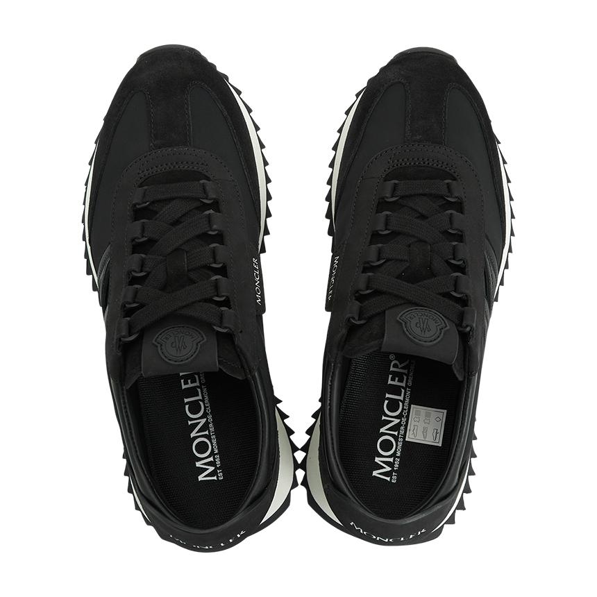 Moncler Men’s Pacey 2 Low-Top Sneakers Black Leather