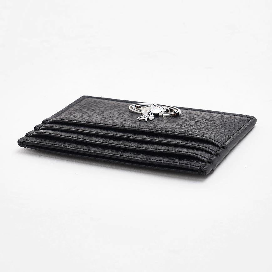 Vivienne Westwood Women’s Grain Leather Flat Card Holder Black