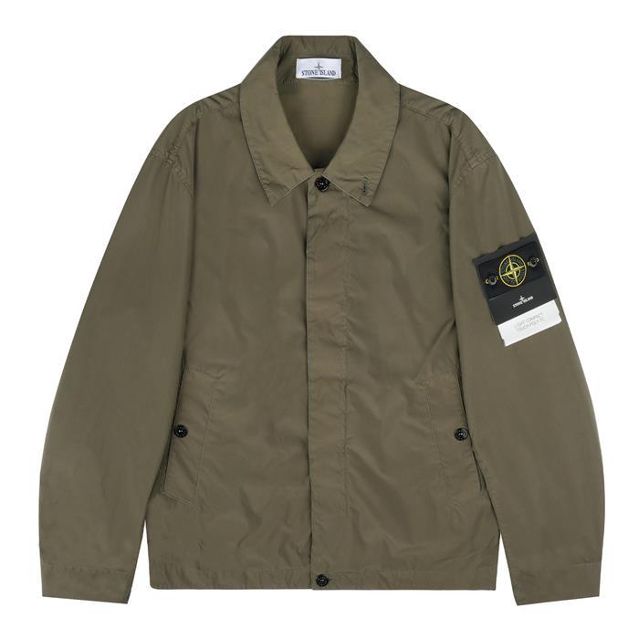 STONE ISLAND Logo Patch Light Compact Jacket K1S154100025 S0042 V0054