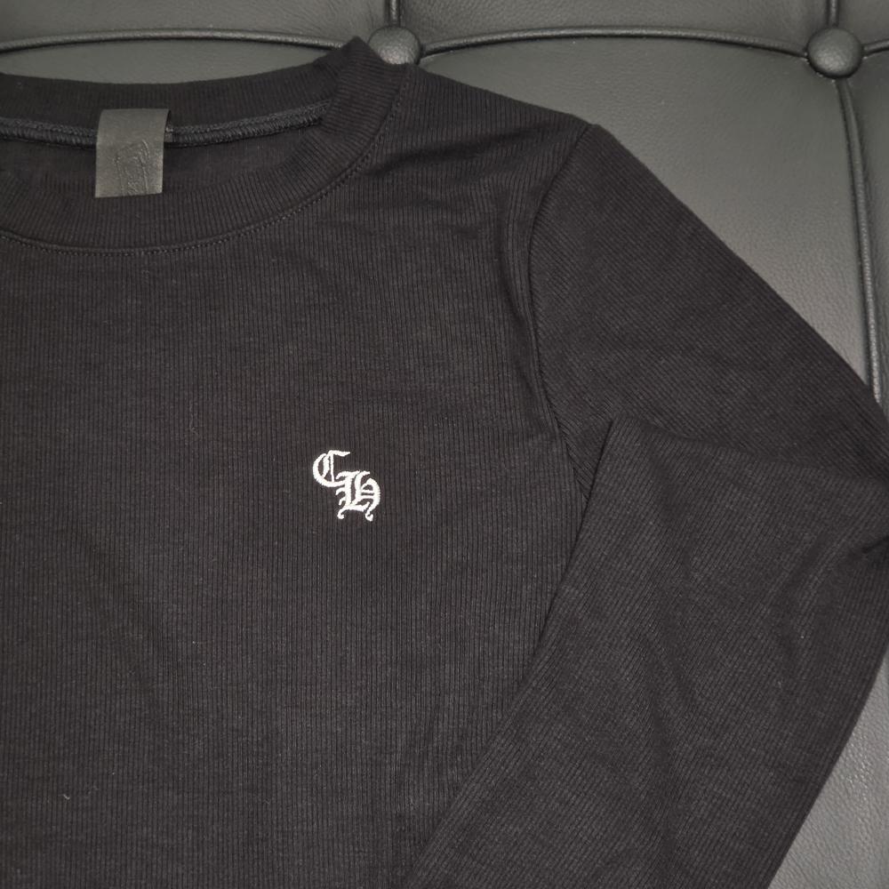 Chrome Hearts Black Knit Long Sleeve T-Shirt