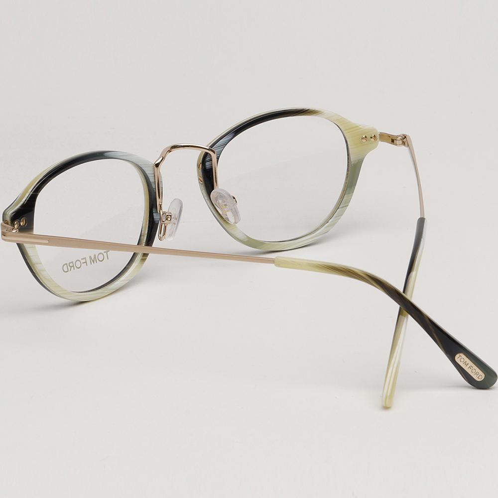 TOM FORD Round Acetate Eyeglasses Unisex Fashion Frames TF5321 061