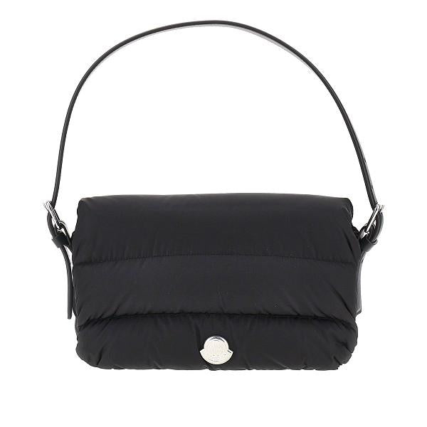 Moncler Black Nylon Quilted Shoulder Bag