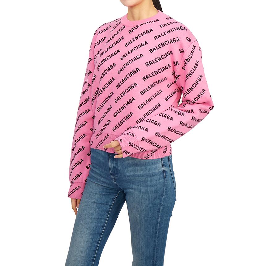 BALENCIAGA Women’s Round Neck Knit Sweater