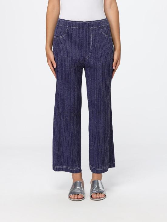 PLEATS PLEASE Blue Denim Pants