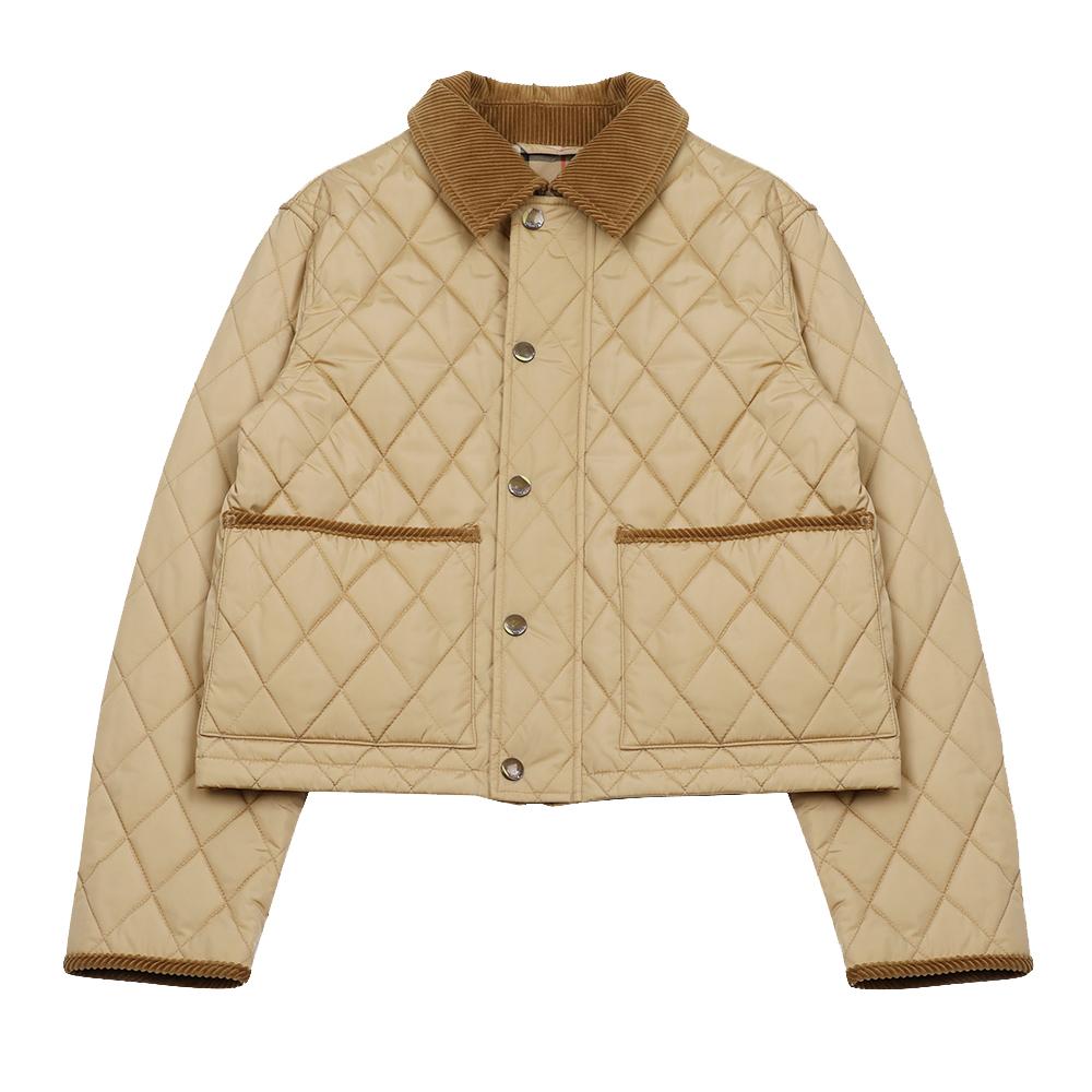 BURBERRY Cropped Quilted Nylon Jacket 8105098
