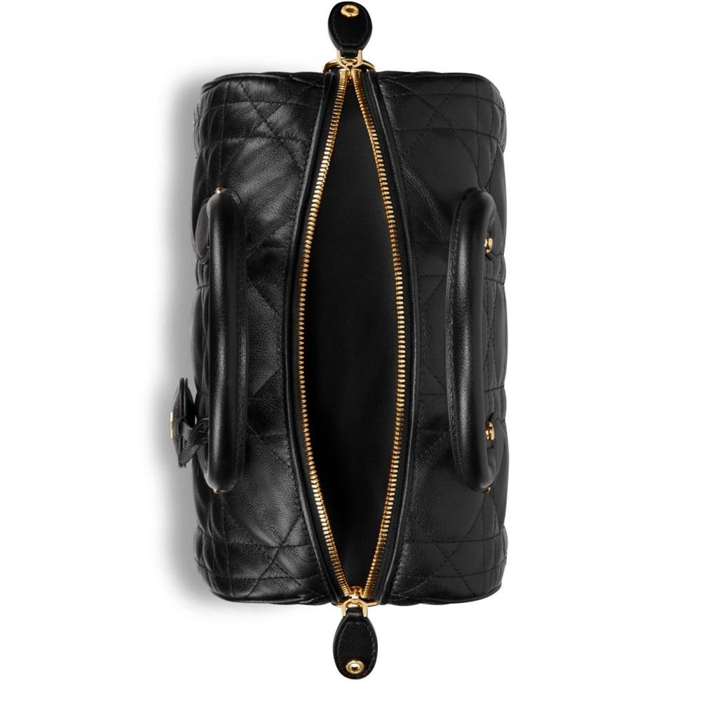 DIOR Groove 25 Soft Tote Bag Black Leather Tote