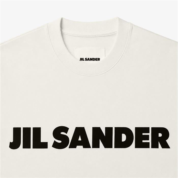 JIL SANDER Logo Long Sleeve Women’s T-Shirt White