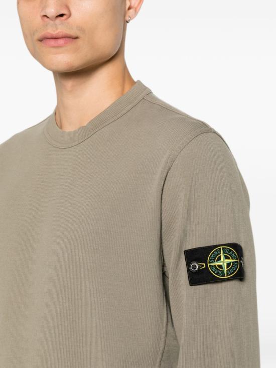 STONE ISLAND Ash Grey Long Sleeve Sweatshirt L2S156100017 S0472 V005G
