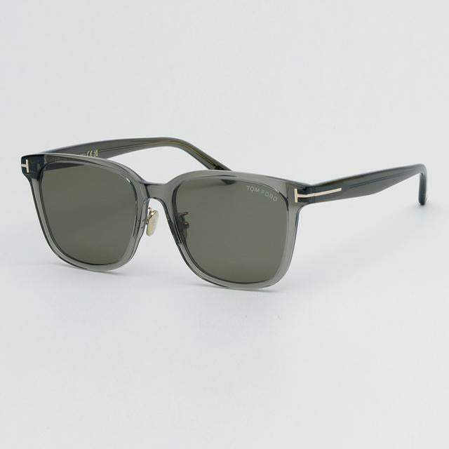 TOM FORD Transparent Square Acetate Sunglasses Asian Fit Unisex TF1136K 20N