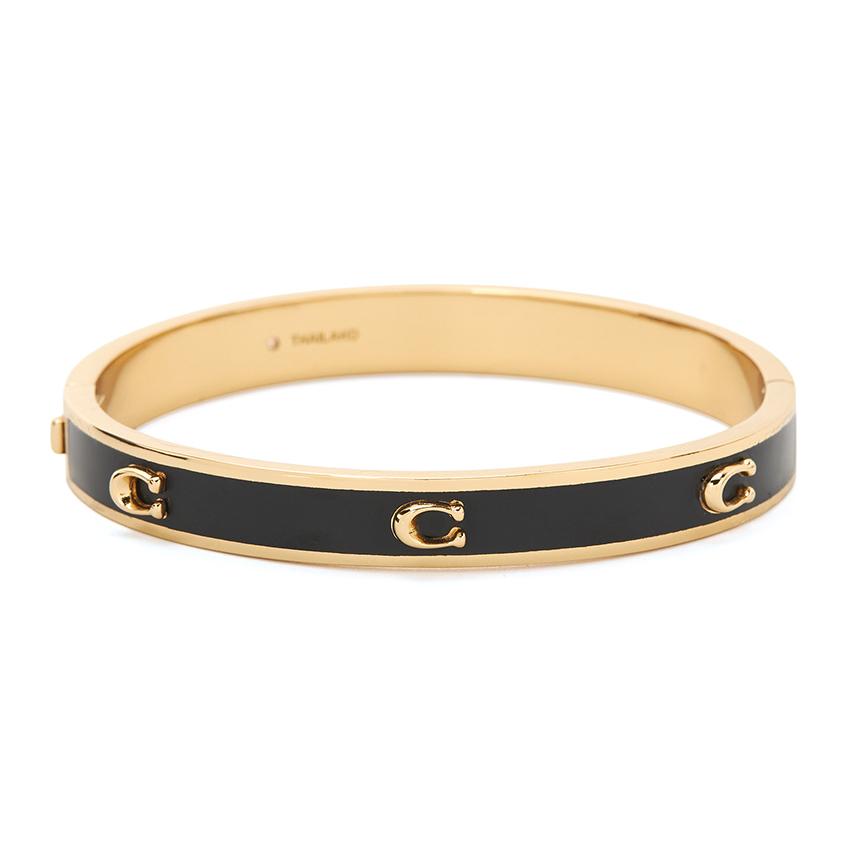 Coach Signature Women’s Bangle Bracelet 422719 GLD 001