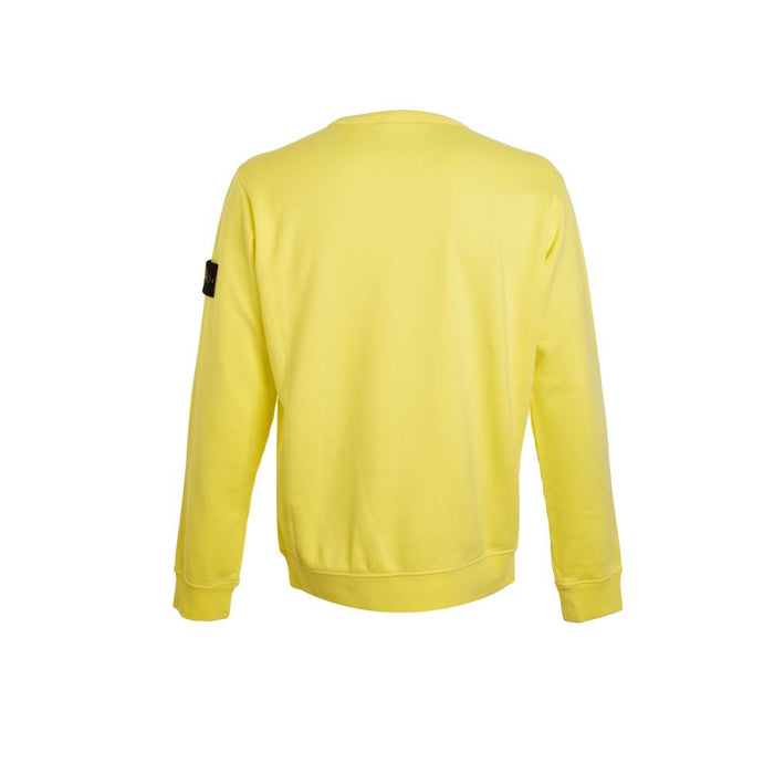 STONE ISLAND Yellow 15th Anniversary Badge Side Pocket Sweatshirt
