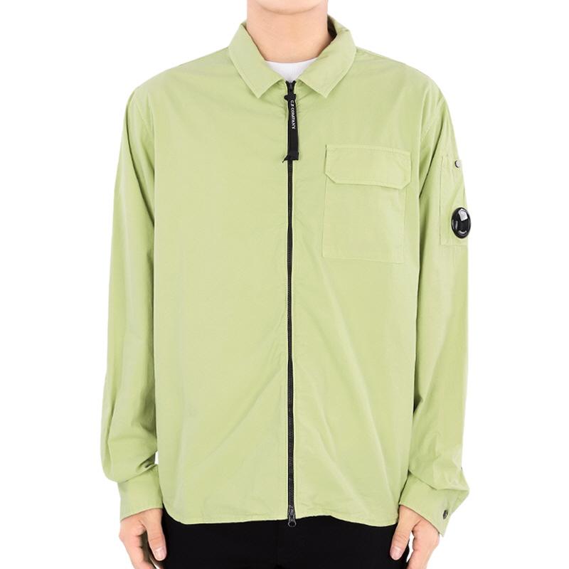 CP Company Light Green Lens Badge Classic Shirt Jacket Men