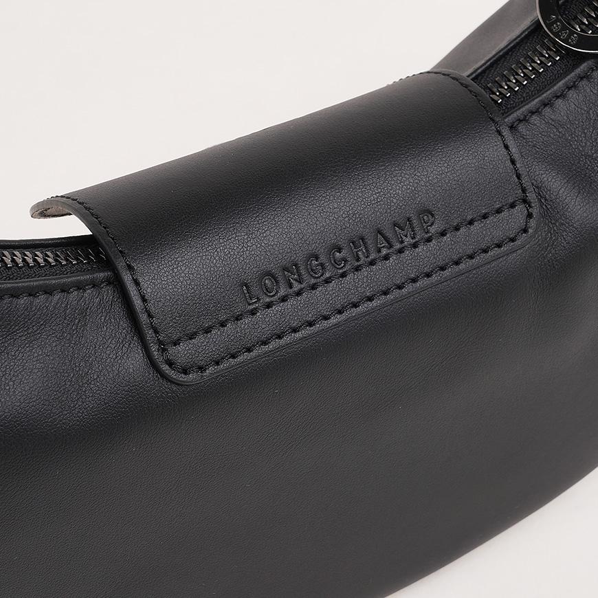 Longchamp Extra Small Shoulder Bag Black Leather Women’s