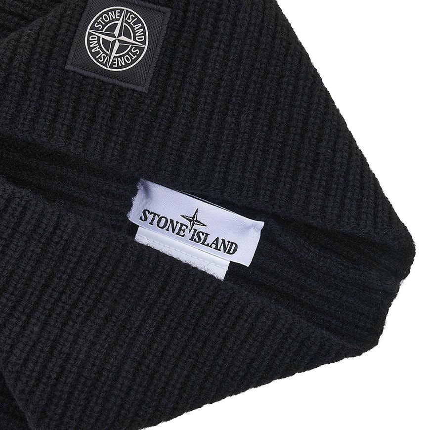 STONE ISLAND Fisherman's Ribbed Knit Unisex Neck Warmer K2S15N200002 S00N6 V0029